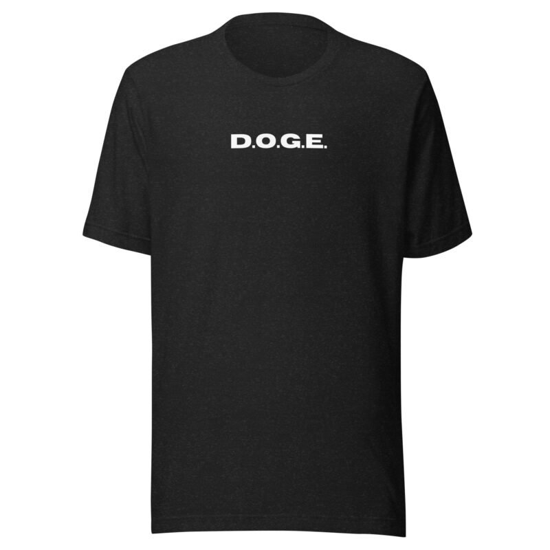 Unisex D.O.G.E. T-Shirt | Department of Government Efficiency Tee | DOGE Meme Streetwear