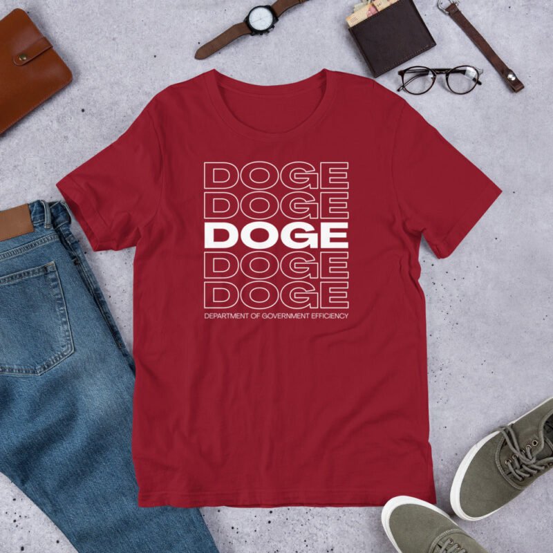 DOGE Repeating Shirt - Unisex dogecoin t-shirt