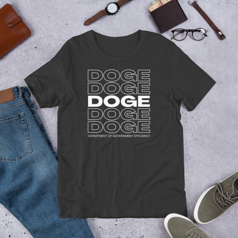 DOGE Repeating Shirt - Unisex dogecoin t-shirt