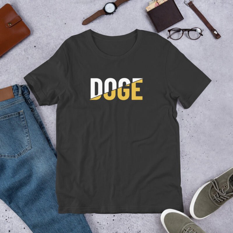 Slice DOGE Dogecoin D.O.G.E. Unisex T-Shirt | Premium DOGE Meme Apparel | Soft Cotton Dogecoin Shirt