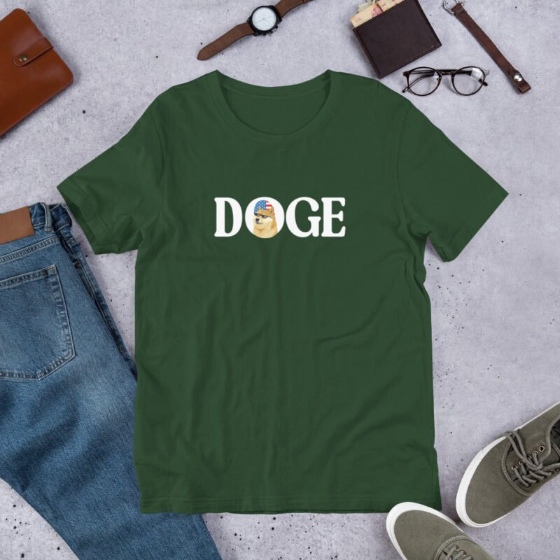Classic American DOGE Shirt USA Dogecoin Shirt