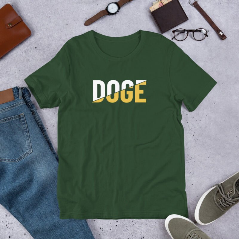 Slice DOGE Dogecoin D.O.G.E. Unisex T-Shirt | Premium DOGE Meme Apparel | Soft Cotton Dogecoin Shirt