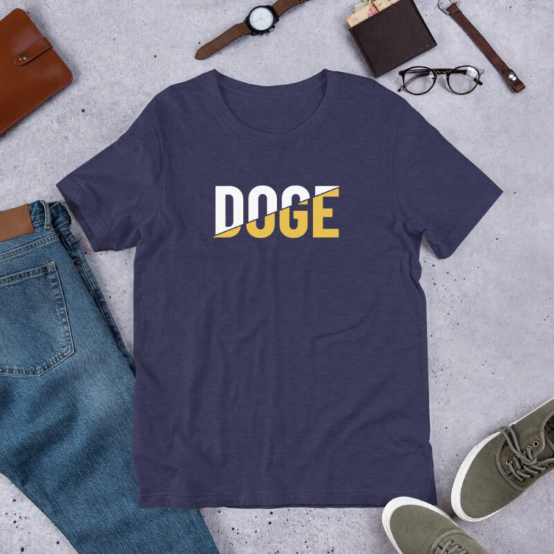 Slice DOGE Dogecoin D.O.G.E. Unisex T-Shirt | Premium DOGE Meme Apparel | Soft Cotton Dogecoin Shirt