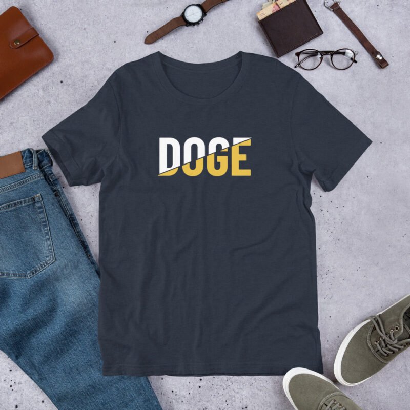 Slice DOGE Dogecoin D.O.G.E. Unisex T-Shirt | Premium DOGE Meme Apparel | Soft Cotton Dogecoin Shirt