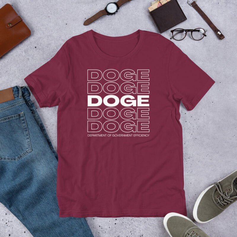 DOGE Repeating Shirt - Unisex dogecoin t-shirt