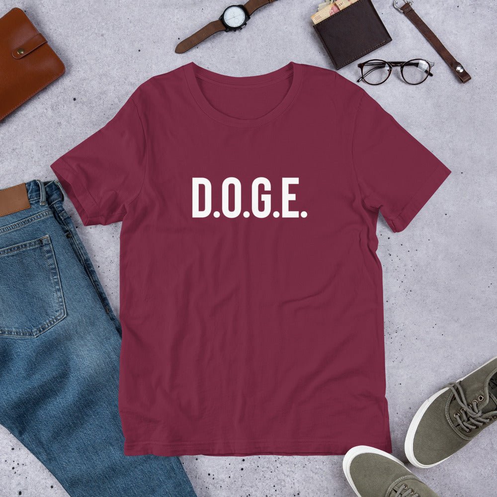 Classic D.O.G.E. Unisex T-Shirt | Premium Shiba Inu Meme Apparel | Dogecoin Fashion