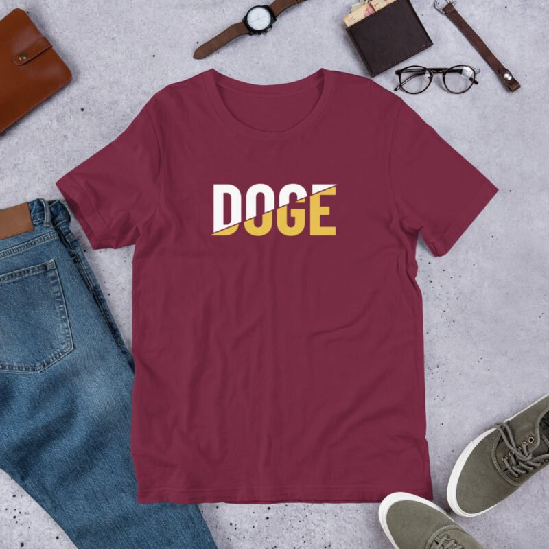 Slice DOGE Dogecoin D.O.G.E. Unisex T-Shirt | Premium DOGE Meme Apparel | Soft Cotton Dogecoin Shirt