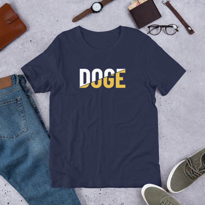 Slice DOGE Dogecoin D.O.G.E. Unisex T-Shirt | Premium DOGE Meme Apparel | Soft Cotton Dogecoin Shirt