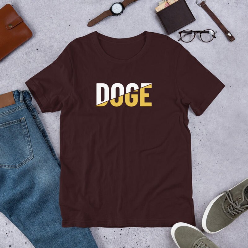 Slice DOGE Dogecoin D.O.G.E. Unisex T-Shirt | Premium DOGE Meme Apparel | Soft Cotton Dogecoin Shirt