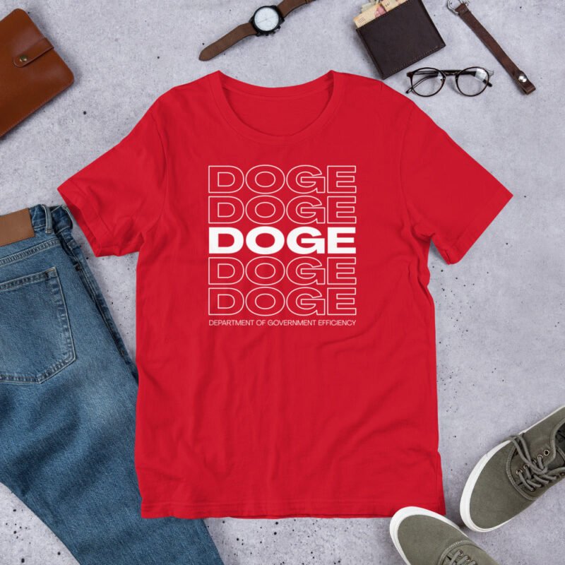 DOGE Repeating Shirt - Unisex dogecoin t-shirt