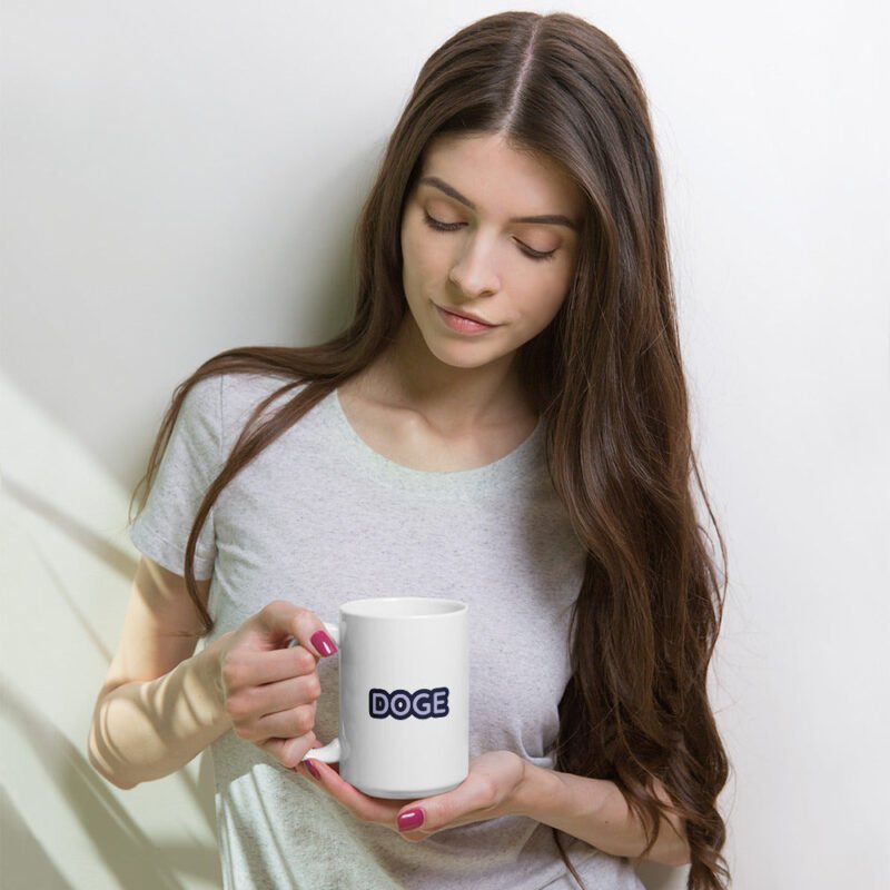 Official DOGE Coffee Mug | Department of Government Efficiency (D.O.G.E.) White Ceramic Cup | 11-20 oz